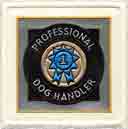 professional dog handler career fitness dog art prints, dog handler fitness dog gifts, dog handler fitness dog gifts for grads, graduation and professionals, dog handler occupation art, dog handler paintings and limited edition fine art prints by artists Jane Billman and Gregg Billman