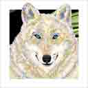 wolf dog art and dog headshots, wolf dog pop art prints, dog paintings, dog portraits and dog headshots pet prints in colorful original wolf dog art and fine art wolf dog prints by artists Jane Billman and Gregg Billman